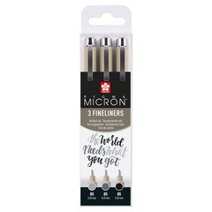 Комплект технически химикалки Sakura Pigma Micron 3 fineliners